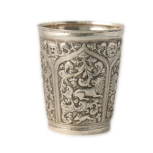 Antique Indian Silver Beaker, India – Circa 1820